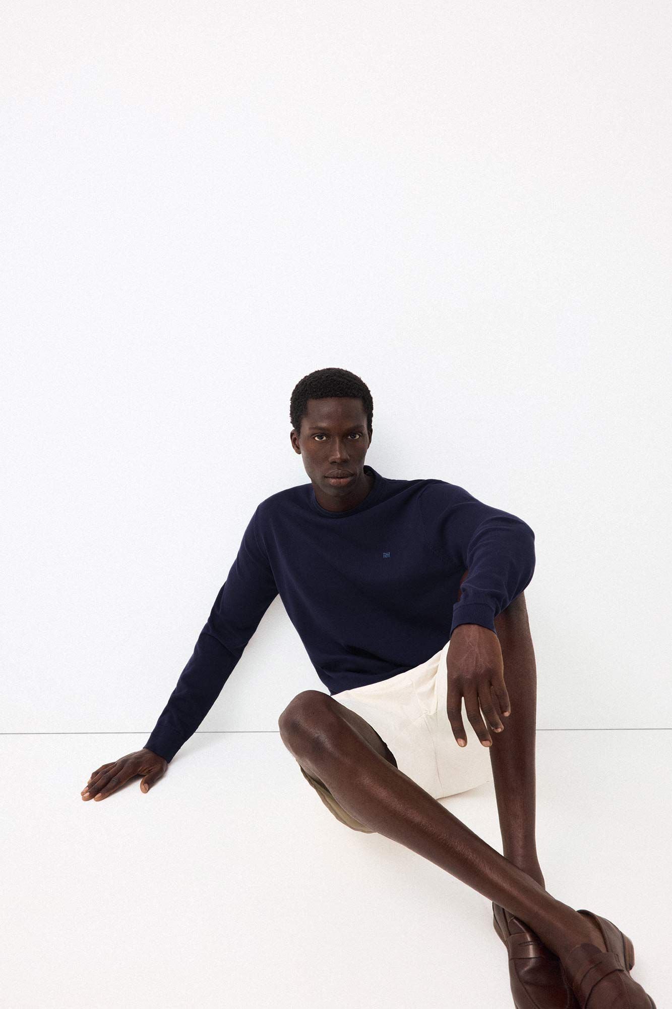 Pedro del Hierro Fine knit premium cotton jumper