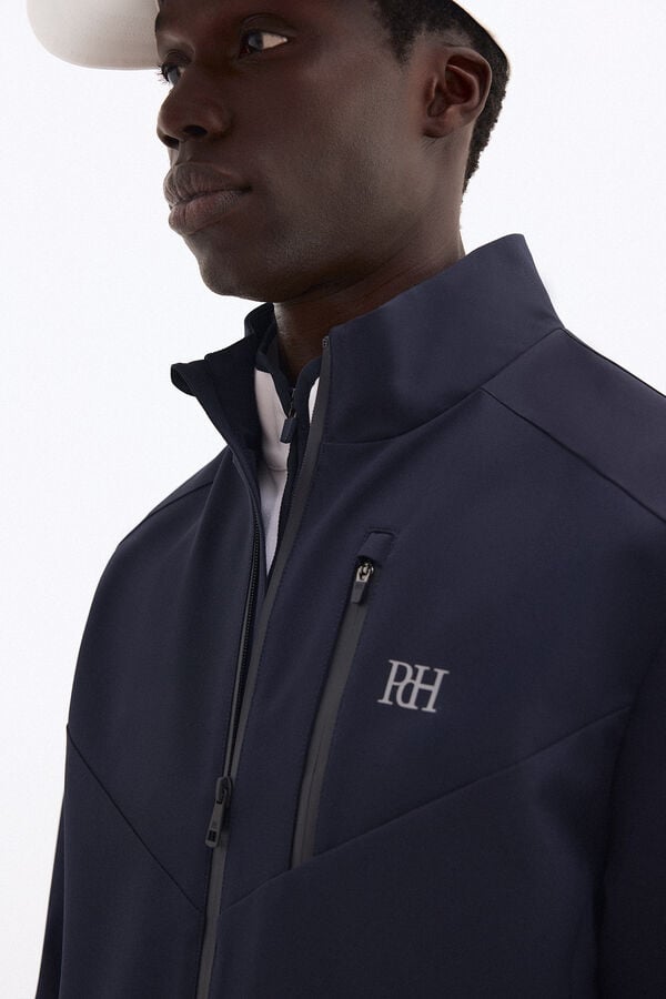 Pedro del Hierro Plain golf jacket Blue