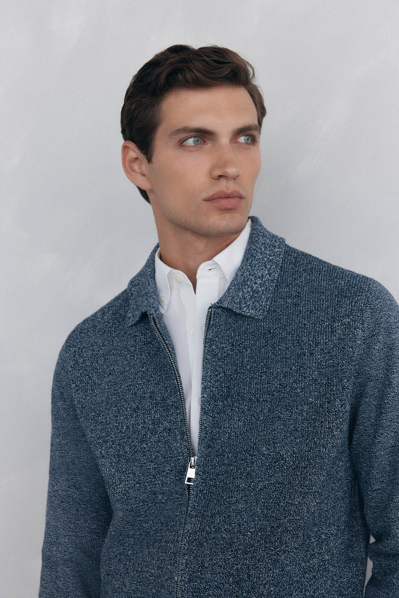 Pedro del Hierro C&aacute;rdigan torzal cremallera