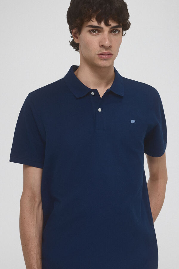 Pedro del Hierro Polo básico  Azul