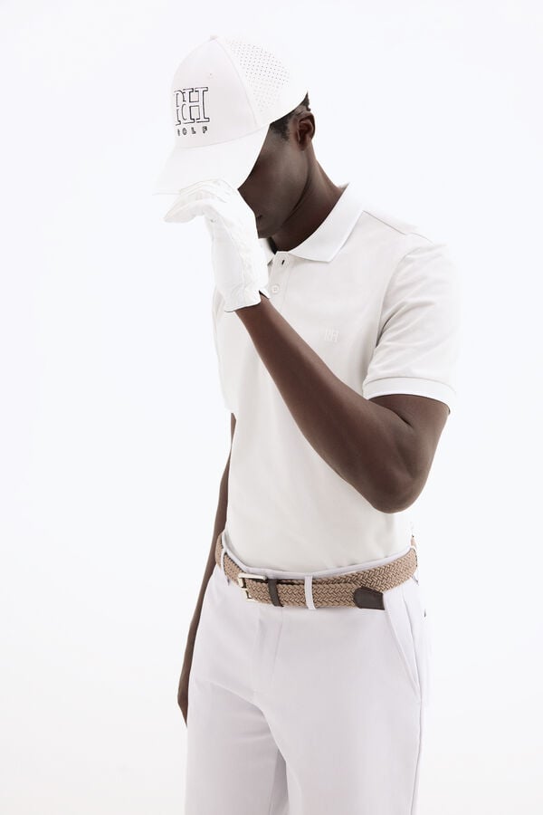 Pedro del Hierro Plain golf polo shirt Grey