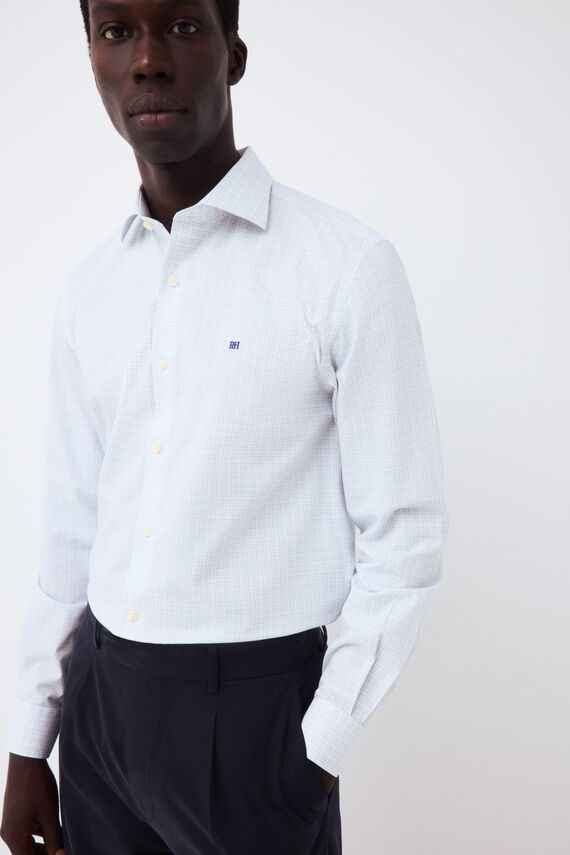 Camisa vestir cuadros fácil plancha