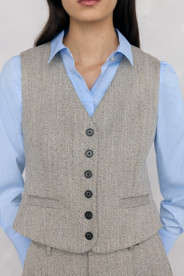 Pedro del Hierro Herringbone herringbone Grey
