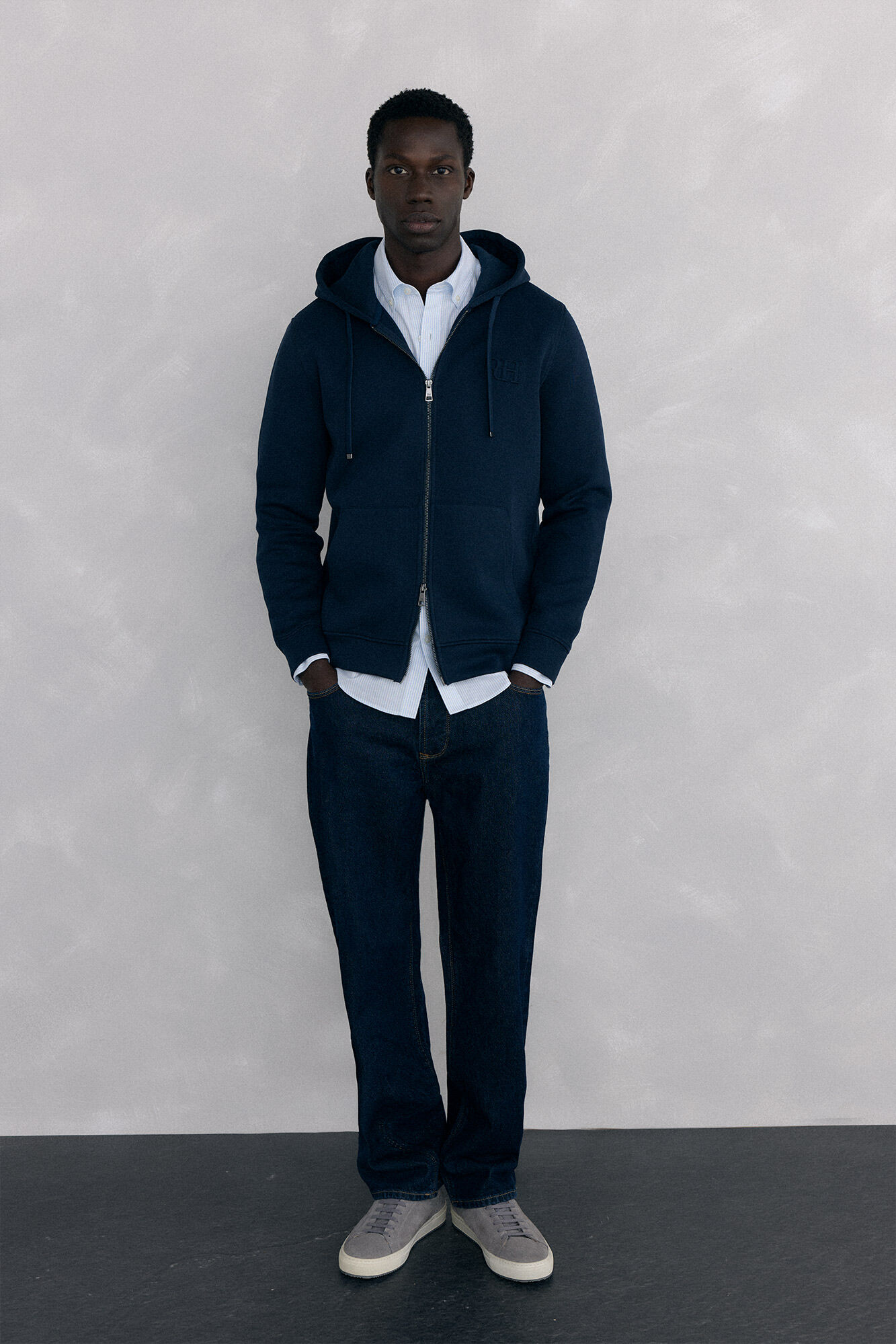 Pedro del Hierro Hoodie with technical fabric