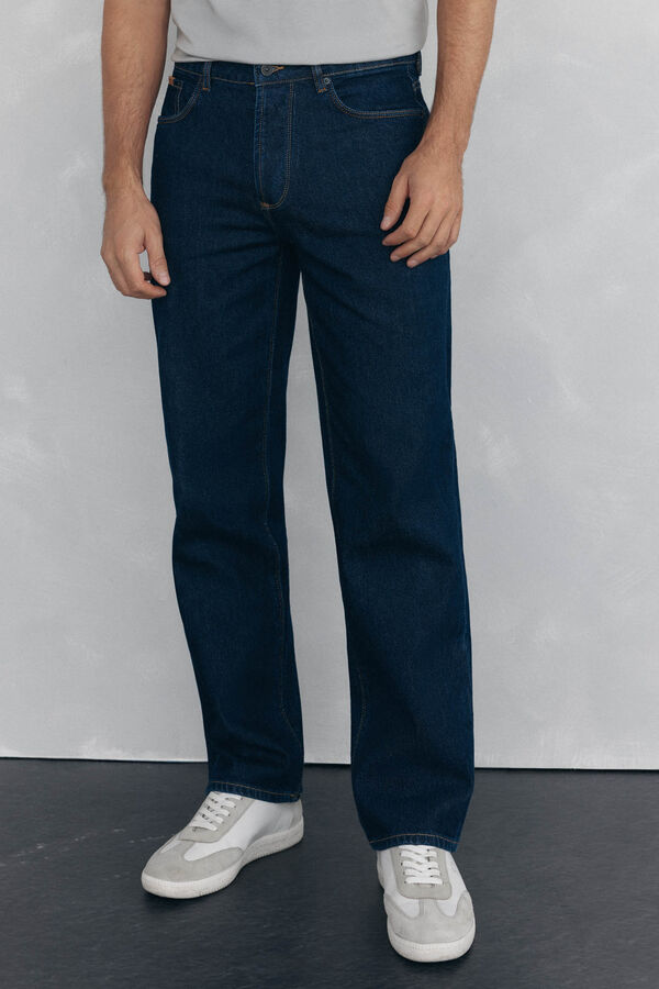 Pedro del Hierro Straight-fit jeans Blue