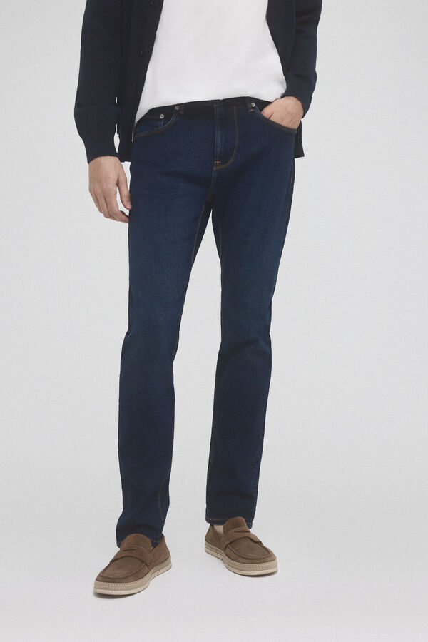 Pedro del Hierro Slim fit Premium Flex lightweight jeans Blue