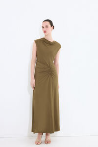 Pedro del Hierro Fitted ruched sleeveless dress
