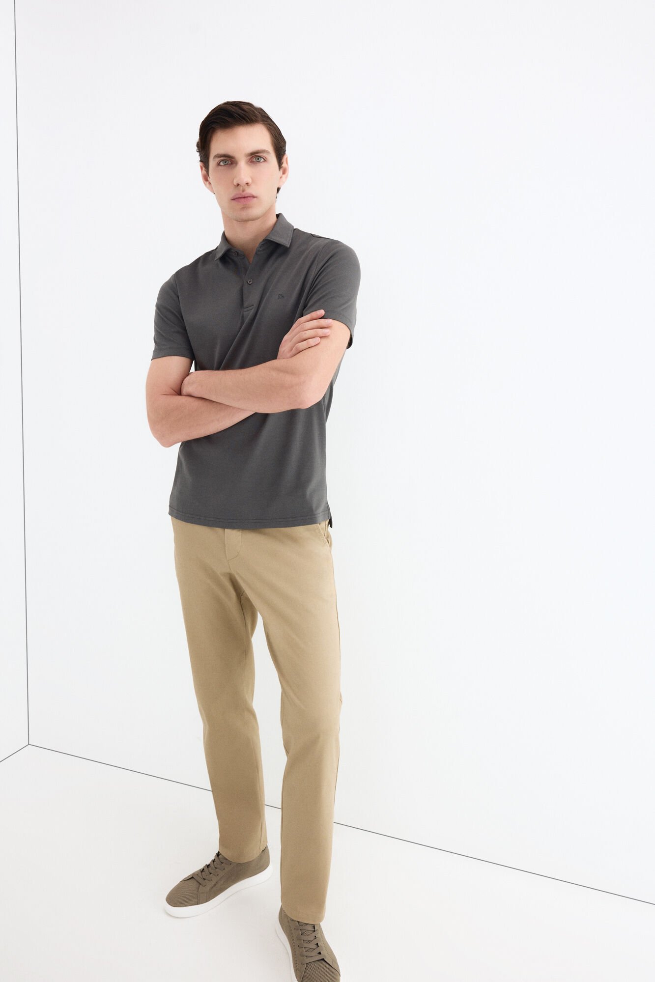 Pedro del Hierro Mercerized polo shirt