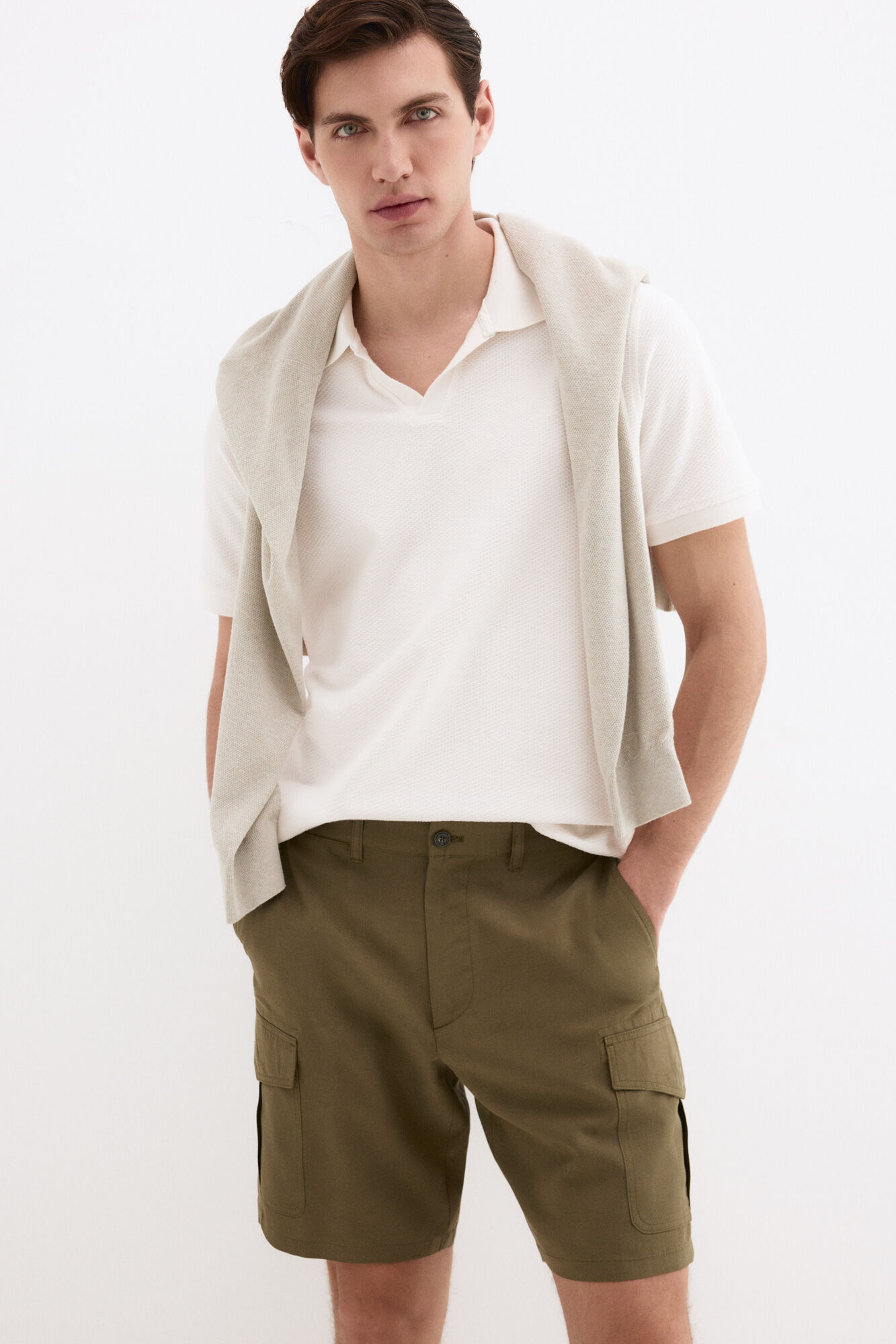 Pedro del Hierro Regular cargo Bermuda shorts