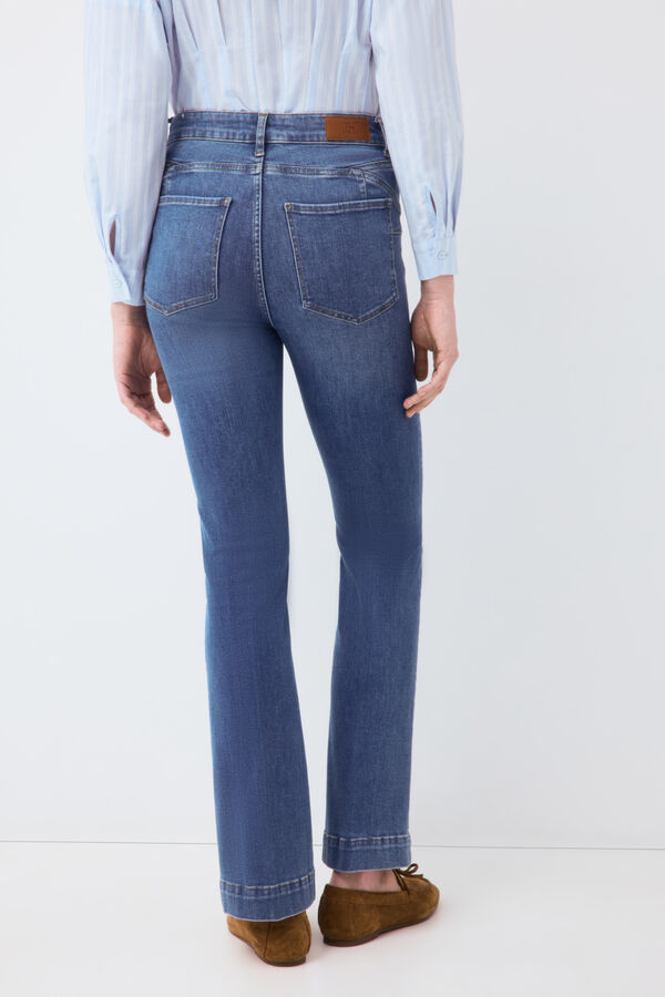 Pedro del Hierro Jeans push up stove pipe b&aacute;sicos Azul