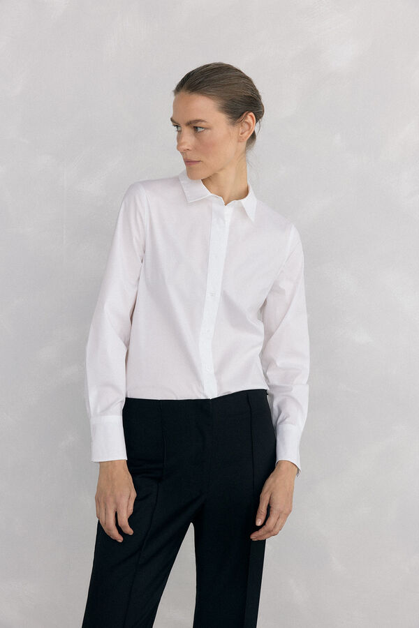 Pedro del Hierro Camisa b&aacute;sica easy iron White