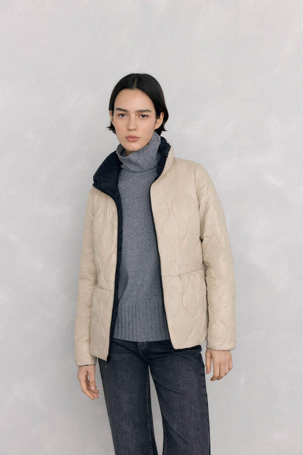 Pedro del Hierro Ultralight short reversible jacket Black