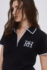 Pedro del Hierro Short-sleeved polo shirt Black