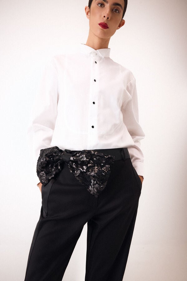 Pedro del Hierro Plain shirt parade White