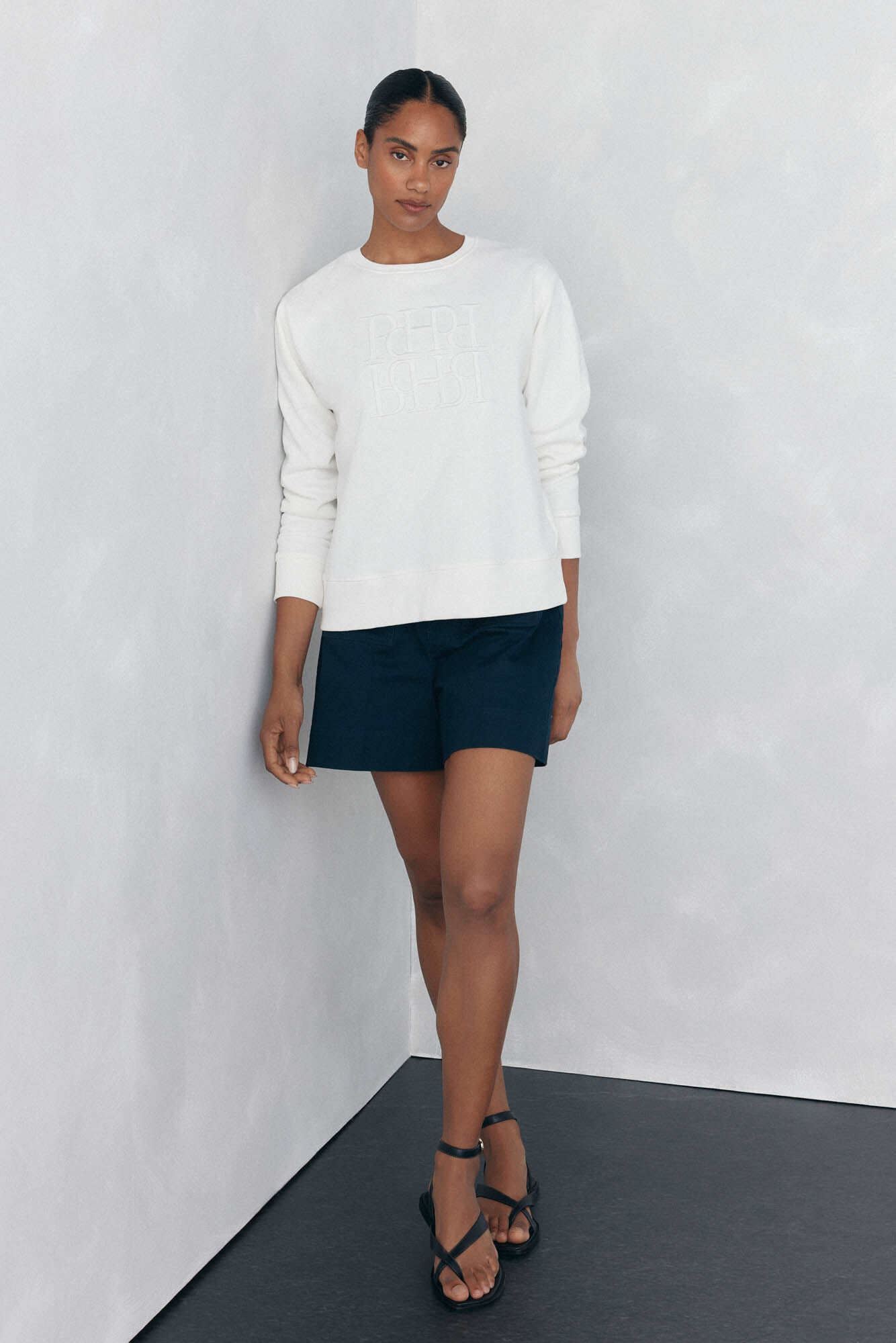 Pedro del Hierro Sweatshirt lisa algod&atilde;o