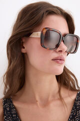 Pedro del Hierro Tortoiseshell maxi sunglasses Brown