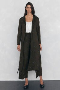 Pedro del Hierro embroidered straight pants