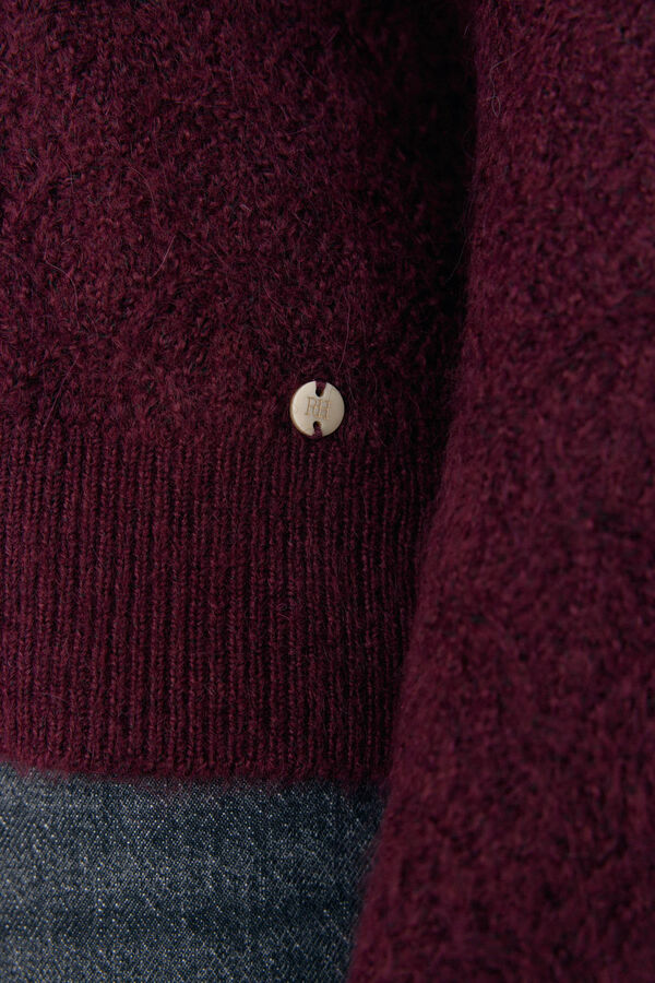Pedro del Hierro Fantasy oversized sweater Burgundy