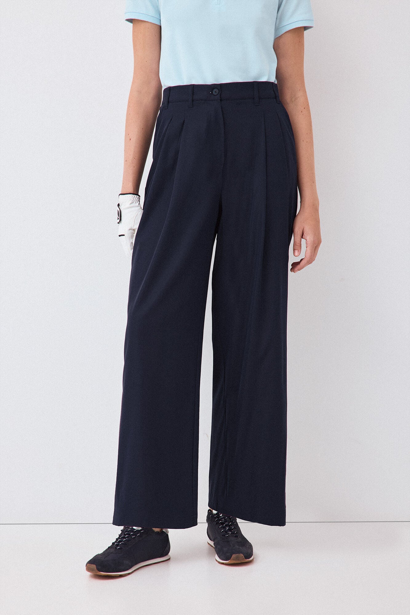 Pedro del Hierro Long pleated trousers