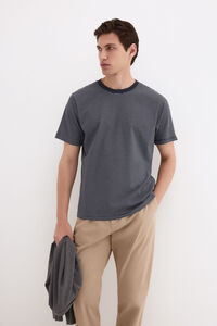 Pedro del Hierro Camiseta rayas algod&oacute;n mercerizado