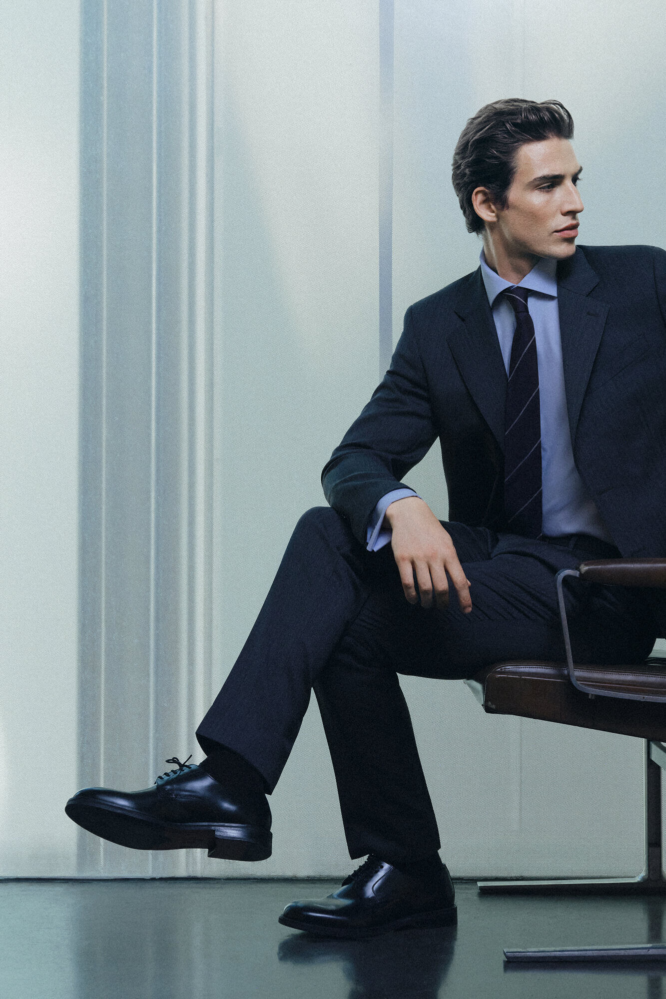 Pedro del Hierro Herringbone slim fit coordinated suit jacket