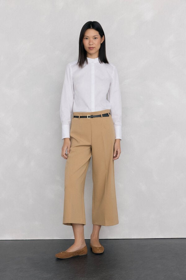 Pedro del Hierro Camisa estrutura Branco