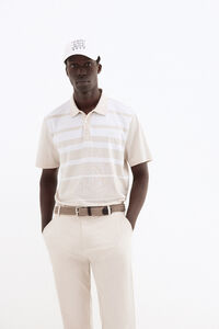 Pedro del Hierro Striped golf polo shirt