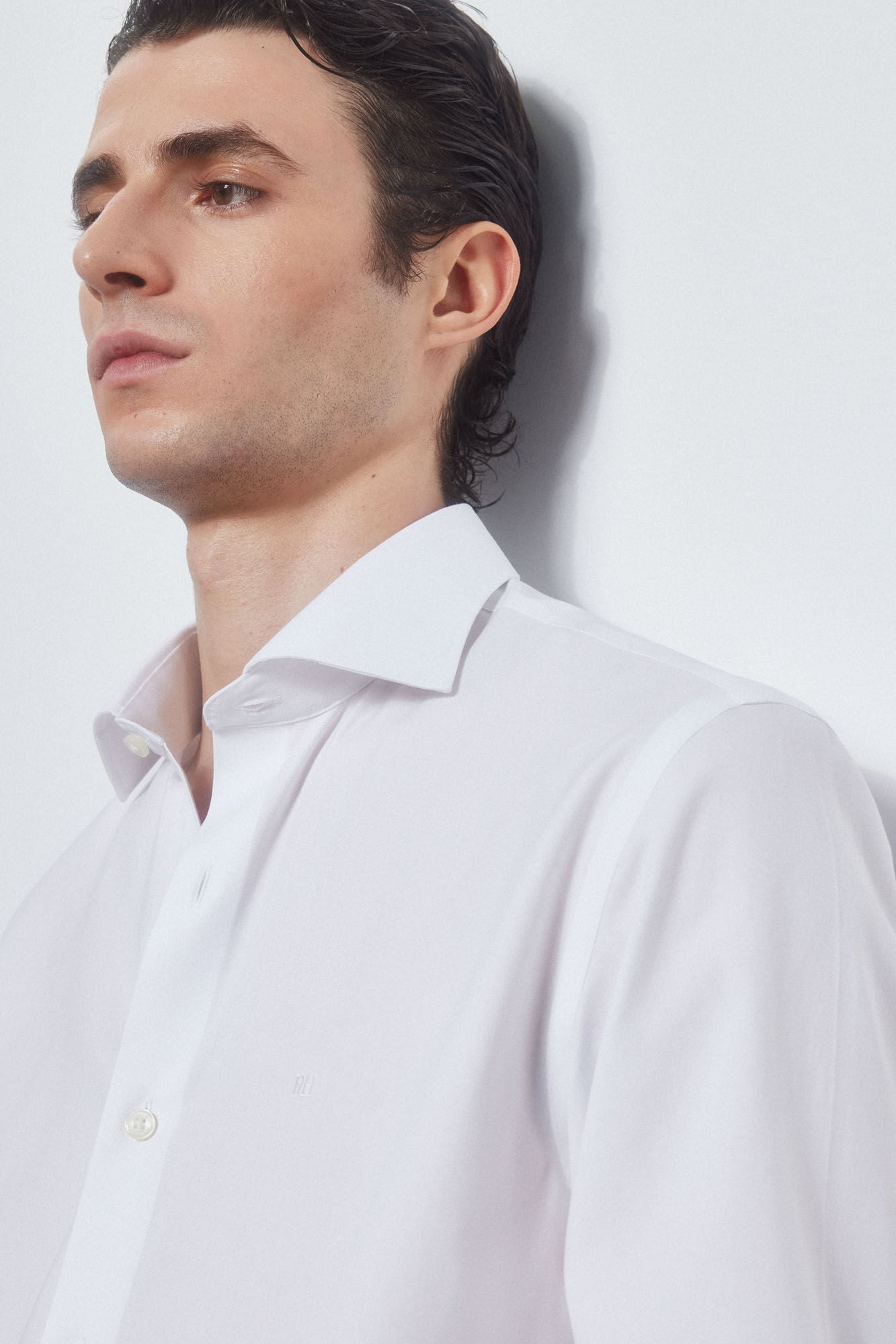 Pedro del Hierro Plain non-iron + stain-resistant dress shirt