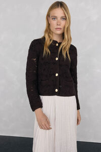 Pedro del Hierro crochet jersey-knit jacket