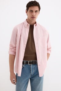 Pedro del Hierro Seersucker striped shirt