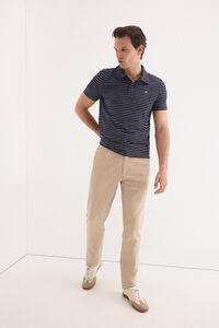 Pedro del Hierro Cal&ccedil;as chino com cord&otilde;es em algod&atilde;o e linho