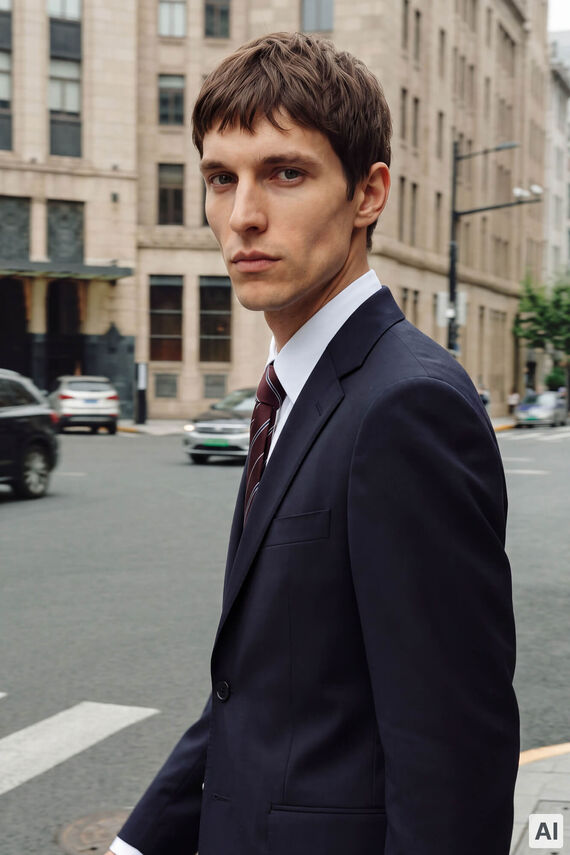 Americana traje coordinado tailored estructura azul
