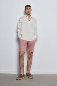Pedro del Hierro Premium Flex chino-style Bermuda shorts  Rosa