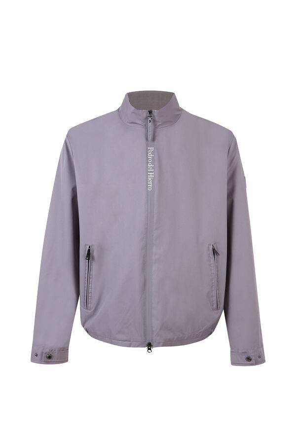 Pedro del Hierro Lightweight technical jacket Grey