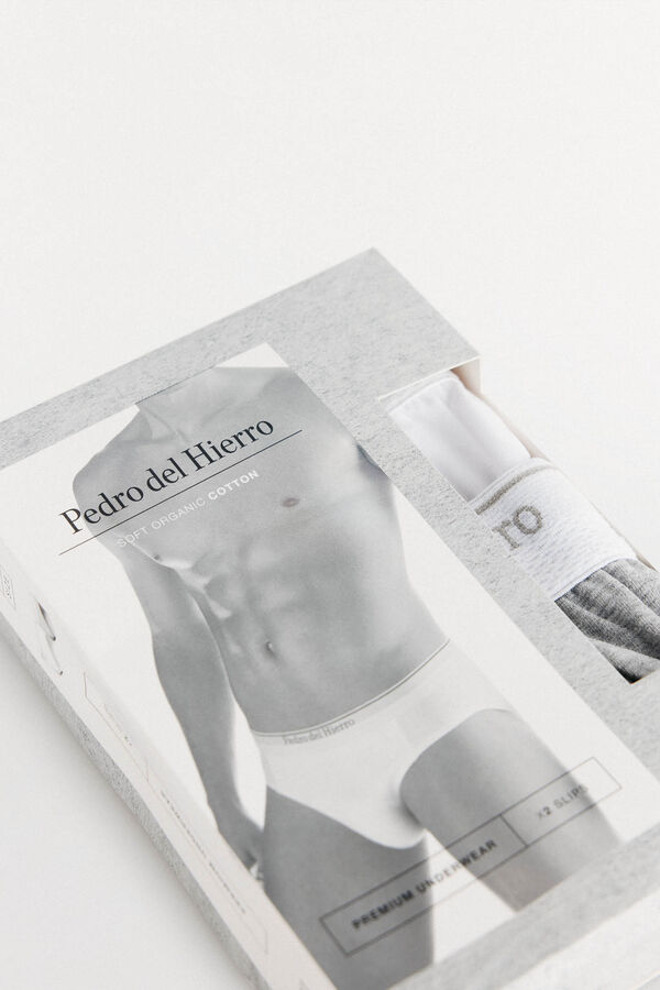Pedro del Hierro Pack of 2 jersey-knit briefs White