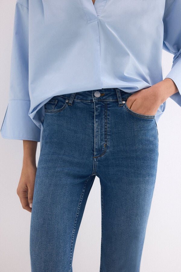 Pedro del Hierro Jeans push-up flare Azul