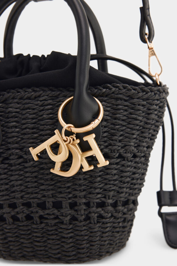 Pedro del Hierro Mini basket bag Black