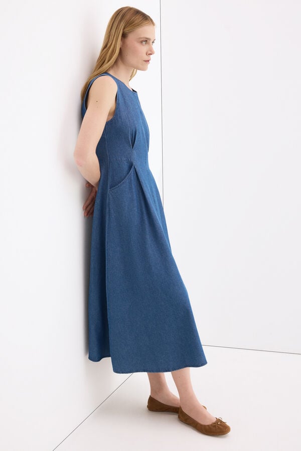 Pedro del Hierro Denim dress Blue