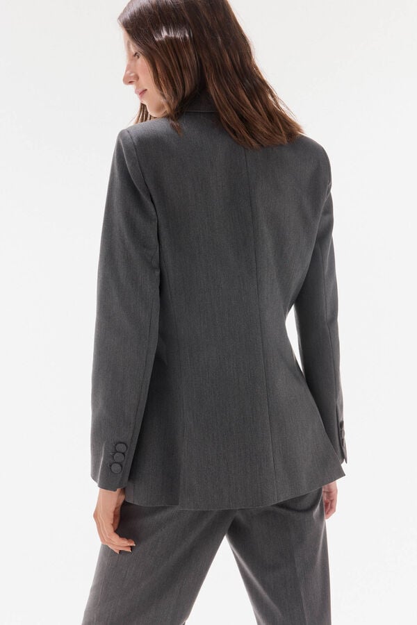 TFP by Tamara Falcó Double-breasted blazer Grey