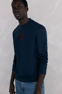 Pedro del Hierro Sweatshirt logo crew neck