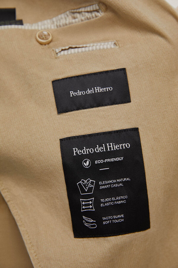 Pedro del Hierro Cotton/linen blazer Beige