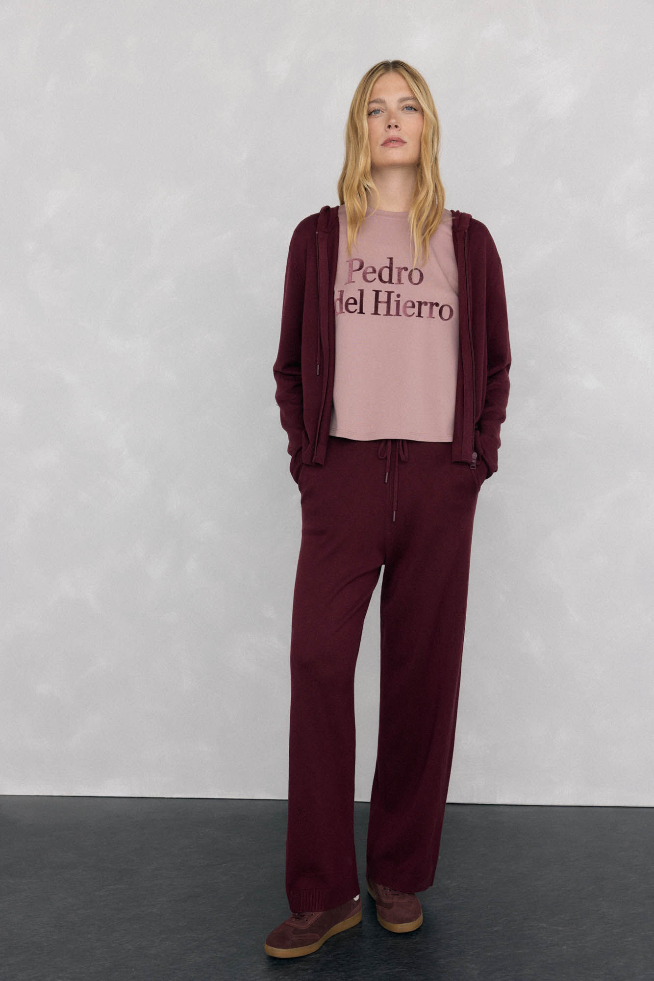 Pedro del Hierro Oversized activewear logo t-shirt