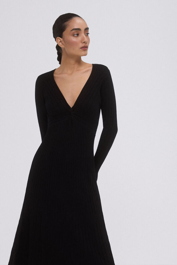 Pedro del Hierro Knit dress Black