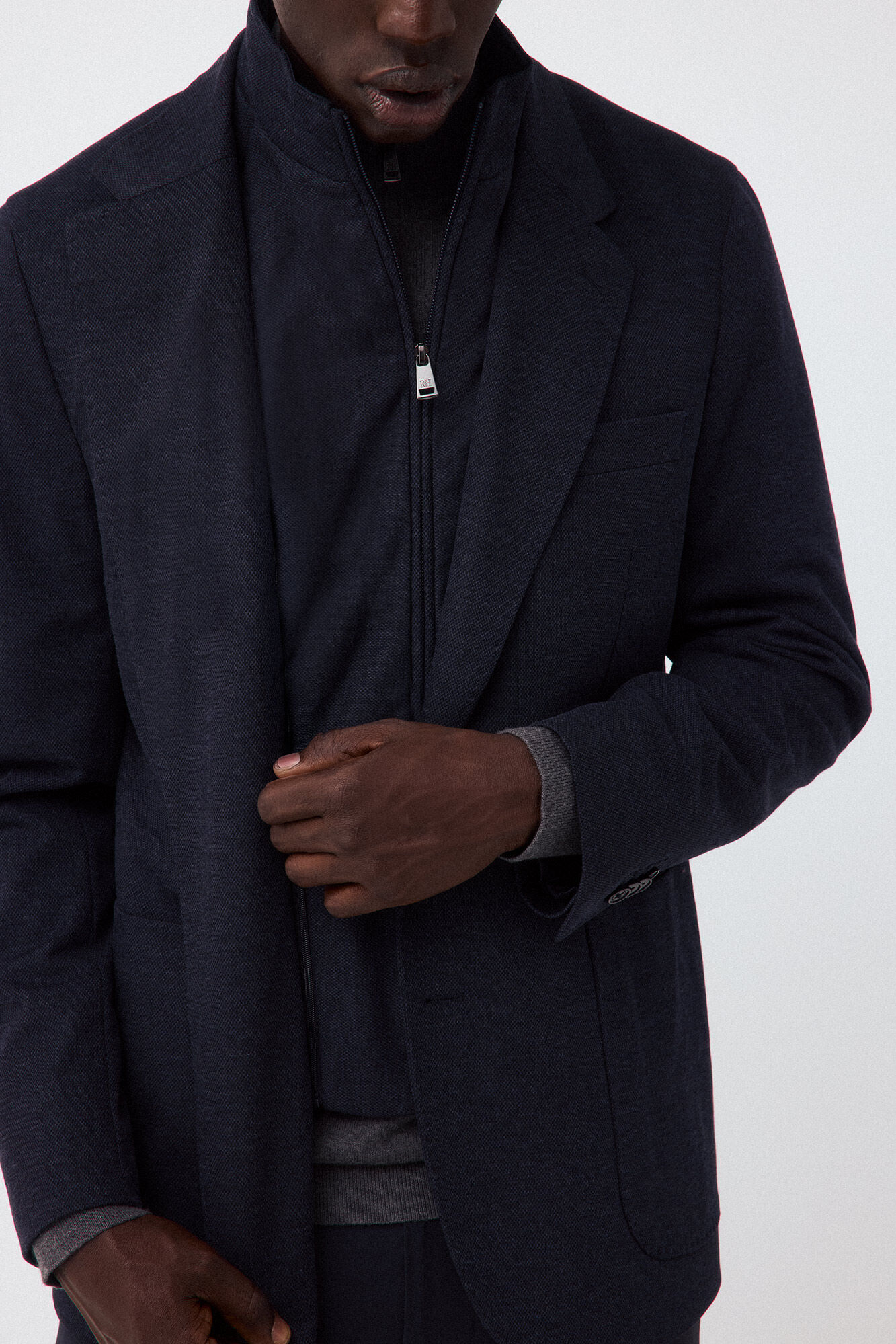 Pedro del Hierro Knit jacket with removable lining