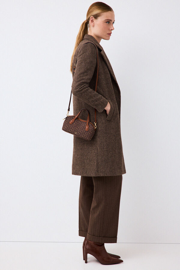 Pedro del Hierro Logo tote bag Brown