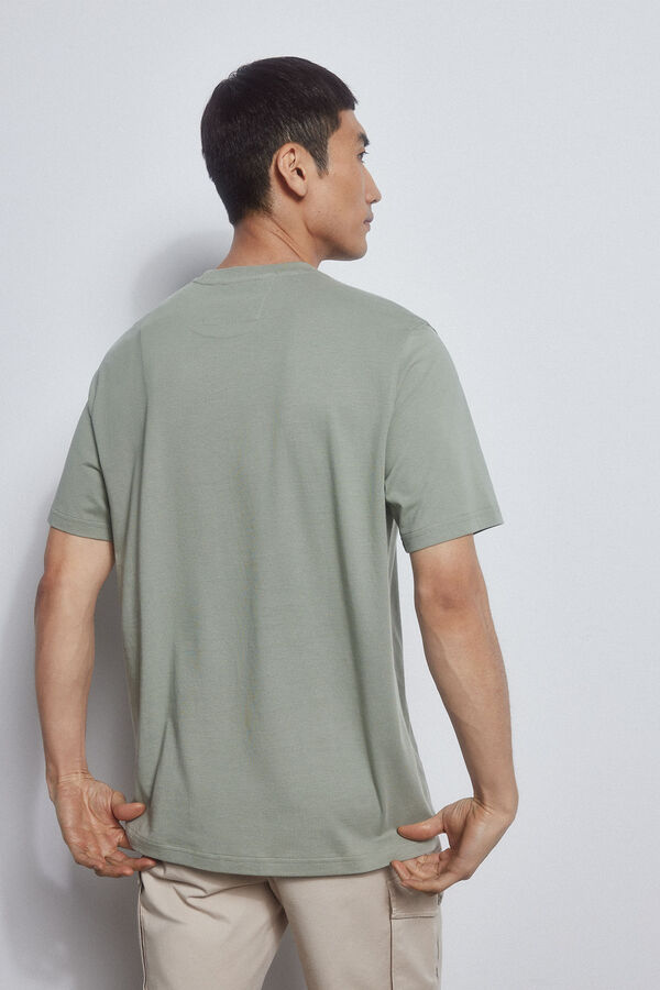 Pedro del Hierro t-shirt algodão pima Verde