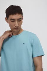 Pedro del Hierro Basic T-shirt Turquoise