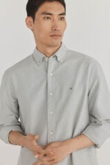 Pedro del Hierro Iconic plain oxford shirt Green