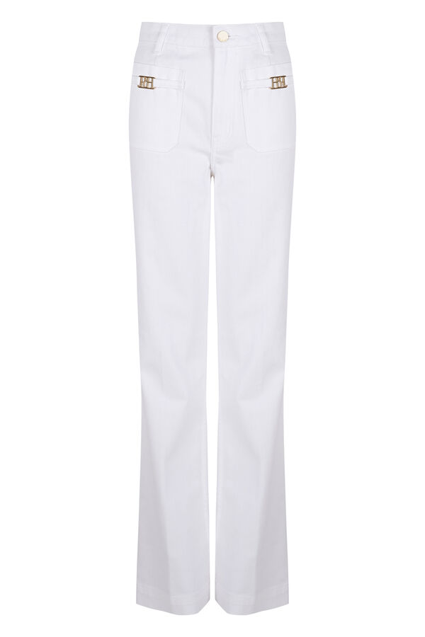 Pedro del Hierro Stovepipe jeans White