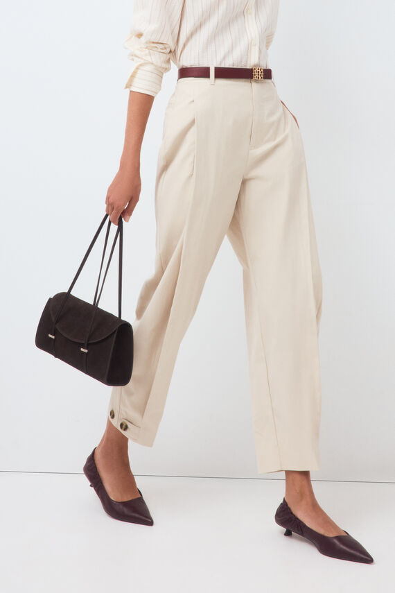 Pantalón casual crudo